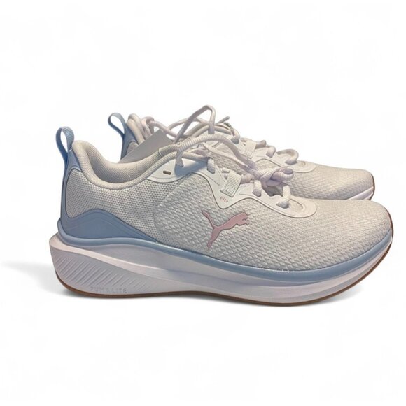 Puma Womens White Running Shoes Size 9 Cushioned Lightweight Sneakers - Picture 2 of 11